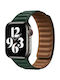 Devia Elegant Leather Λουράκι Δερμάτινο Two Tone Πράσινο (Apple Watch 38/40/41mm)