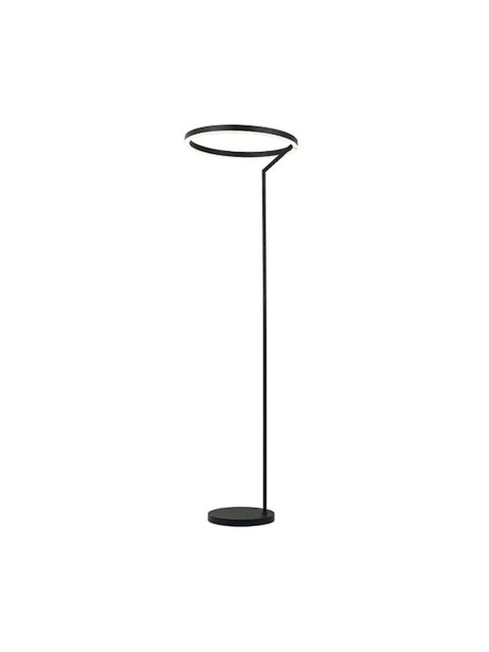 Zambelis Lights LED Φωτιστικό Δαπέδου Υ175xΜ60εκ. με Θερμό Λευκό Φως 2392lm Μαύρο