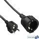 InLine Extension Cable Cord 3x1.5mm²/5m Black