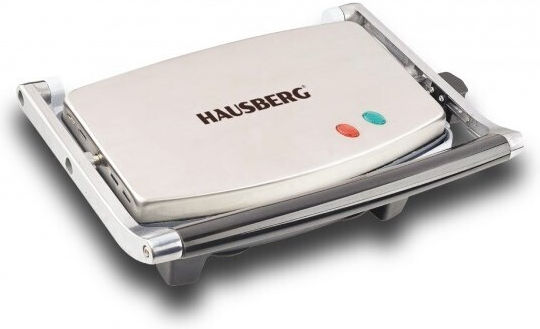 Hausberg Τοστιέρα για 2 Τοστ 1300W Inox