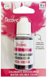 Decora Lebensmittelfarbe Υδατοδιαλυτό Fuchsie 1Stück 20gr