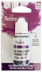 Decora Lebensmittelfarbe Υδατοδιαλυτό Lila 1Stück 20gr