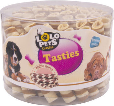 Lolo Pets Waffle Tasties Dog Stick Treats with Potatoes 60pcs