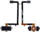 Flex Flex Cable with Home Button in Black colour for Galaxy S6