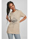 Tricou Oversized Damă Bej