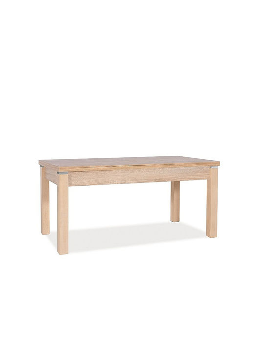 Kleopatra Tisch Speisesaal Klappbar Holz Sonoma 124x64x59cm