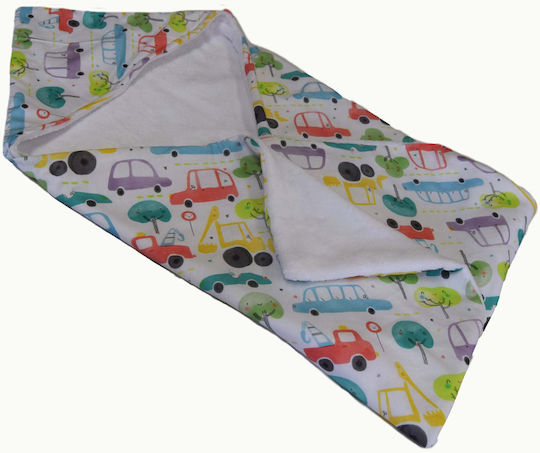 Decocraft Blanket Nursery Swaddling Blankets Cars Cotton Multicolour 75x75cm