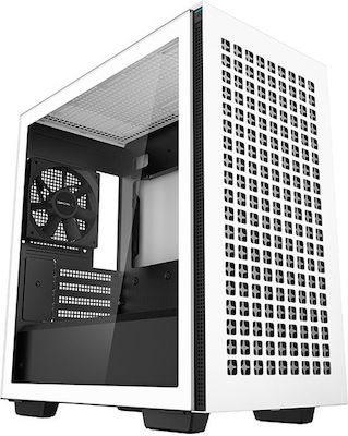 Deepcool CH370 Gaming Midi-Turm Computergehäuse Weiß