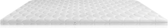 Eco Sleep Mattress Topper Latex Double Latex with Removable Cover 140x190x4cm