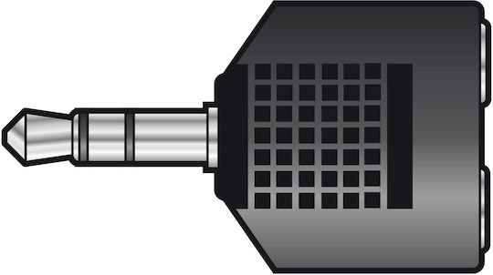 QTX Sound Converter 3.5mm male to 3.5mm 2x female 1pcs (759.307UK)