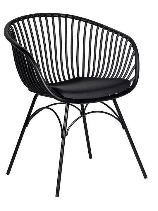 Outdoor-Sessel Metallisch Quasar Black 59.5x55x...