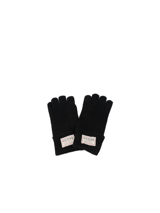 Guess Μαύρα Ανδρικά Πλεκτά Γάντια