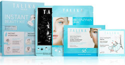 Talika Instant Beauty Skin Care Set for Moisturizing & Facial Cleaning with Eye Mask & Face Mask