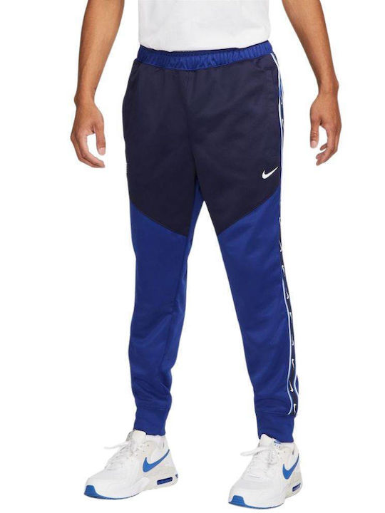 Nike Sportswear Repeat Παντελόνι Φόρμας με Λάστιχο Royal Blue