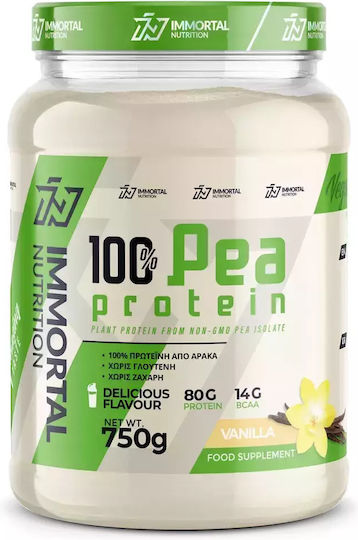 Immortal Nutrition 100% Pea Protein Gluten & Lactose Free with Flavor Vanilla 750gr