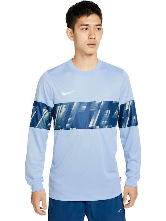 Nike F.C. Dri-FIT Libero Dri-Fit Μπλούζα Γαλάζια