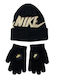 Futura Kids Beanie Set with Gloves Knitted Black