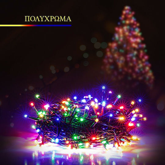 400 Λαμπάκια LED 28μ. Πολύχρωμα σε Σειρά
