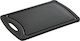 Zassenhaus Rectangular Plastic Chopping Board Black 32x20cm