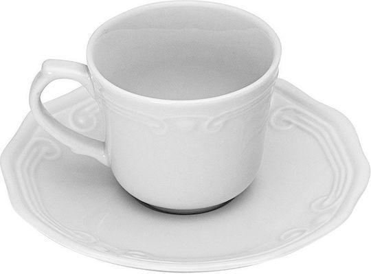 Estia Athénée Cup Coffee Porcelain White 100ml