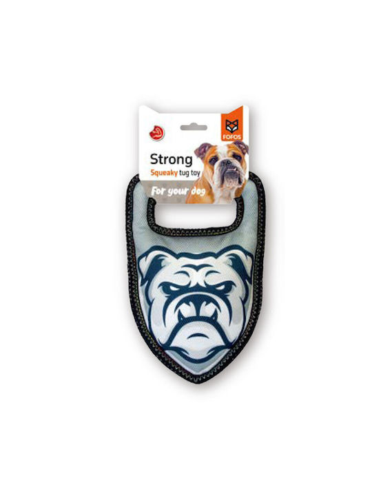 Fofos Tough Toys Bulldog Plush Toy Dog 25εκ. Gray 1pcs