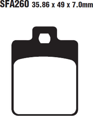 EBC Motorcycle Brake Pads for Piaggio / Gilera