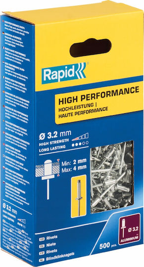 Rapid Πριτσίνια M3.2x8mm 500Stück