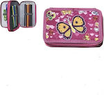 Justnote Fabric Prefilled Pencil Case with 2 Compartments