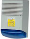 HTS-400 Alarm Siren Outdoor 120dB 13.8V with Blau Light