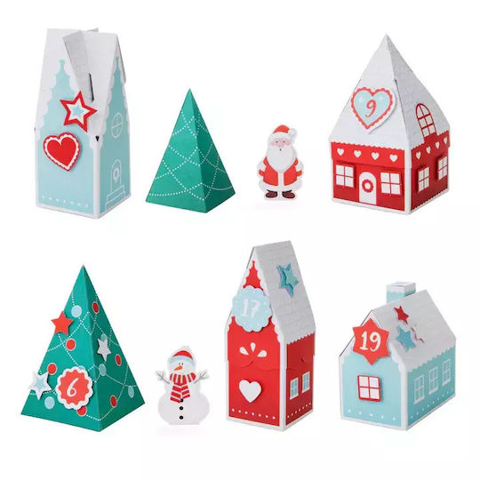 Balloon Calendar De Advent Calendar De Advent Sat De Iarnă 24 Bucăți