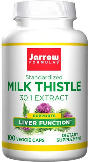Jarrow Formulas Standardized Milk Thistle 30:1 Extract 150mg 100 capsule veget