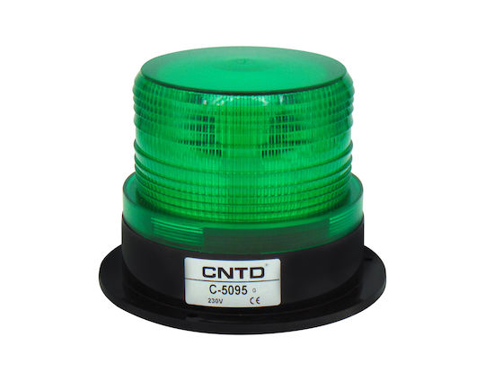 Cntd C-5095 Alarm System Beacon with Green LED 230V 9.6x12.7cm