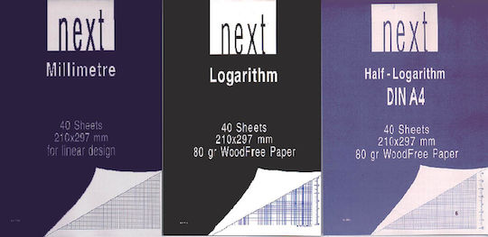 Next Heft Mathe (Quadratische Box) 40 Blätter Din 1Stück
