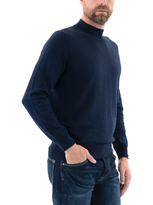 Langarm-Pullover Blau