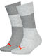 PUMA Kids' Socks Knee-High Gray 2 Pairs