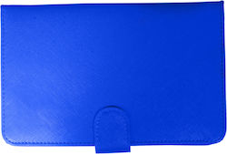 Flip Cover Piele artificială cu Tastatură Engleză SUA Albastru (Universal 8" - Universal 8") 10245190