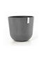 Ecopots round pot Oslo 55 Grey