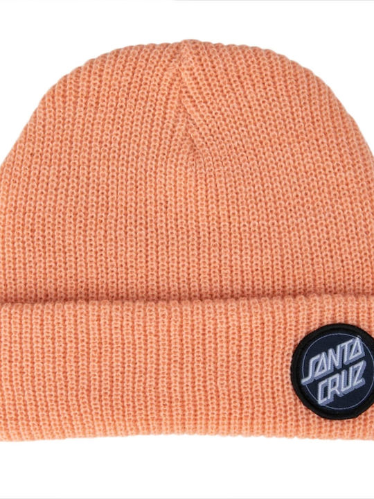 Santa Cruz Beanie Unisex Σκούφος με Rib Πλέξη Rust Oxide