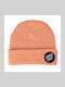 Ribbed Beanie Cap Rust Oxide