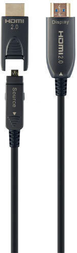 Cablexpert HDMI 2.0 Premium High Speed 4K 60Hz HDR Cable HDMI male - HDMI male 30m Μαύρο