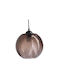 Avide Charlotte Pendant Light Brown Ball with Socket E27