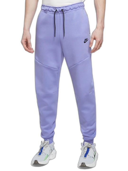 Nike Sportswear Παντελόνι Φόρμας με Λάστιχο Μωβ