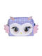 Spin Master Owl Παιδικό Πορτοφόλι με Φερμουάρ για Κορίτσι Μωβ 6064118
