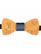 Bebe Wooden Bow Tie Mom & Dad 43011249 - Brown