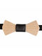 Snipe Wooden Bow Tie Mom & Dad 43011226 - Natural