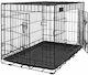 M-Pets Dog Wire Cage for Dog XXLarge with 2 Doors Black 121x74x82cm