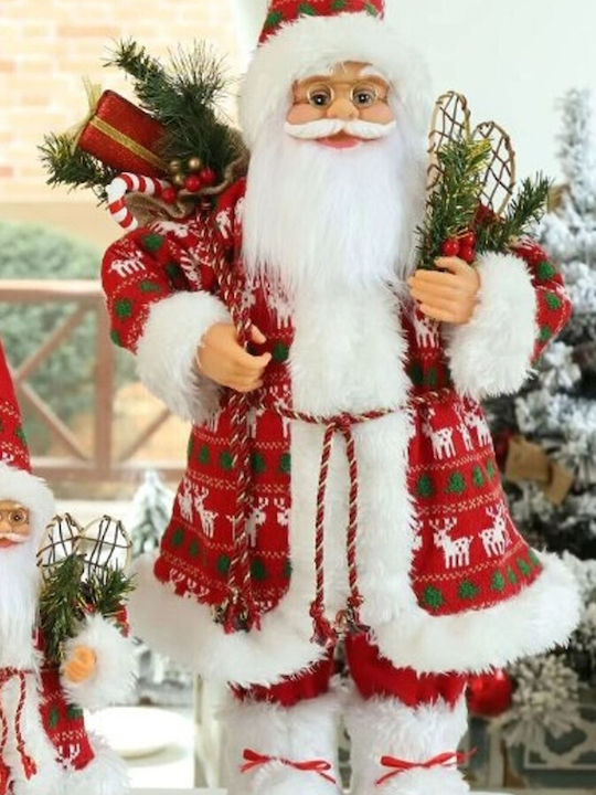 Santa Claus Natural Home Red 45cm