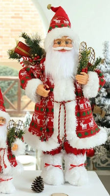 Santa Claus Natural Home Red 45cm