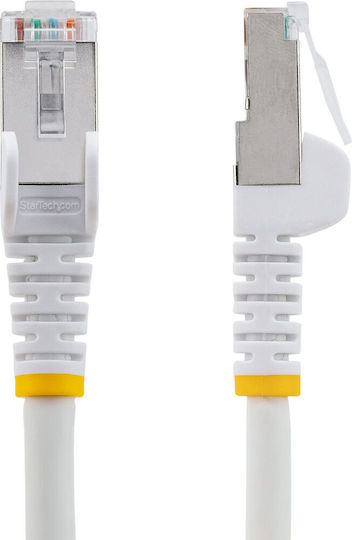 StarTech S/FTP Cat.6a (Gigabit) Καλώδιο Δικτύου Ethernet 0.5m Λευκό