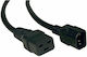 Eaton IEC 16A to 10A for Eaton ATS 16 - Cable 2m Μαύρο 66029